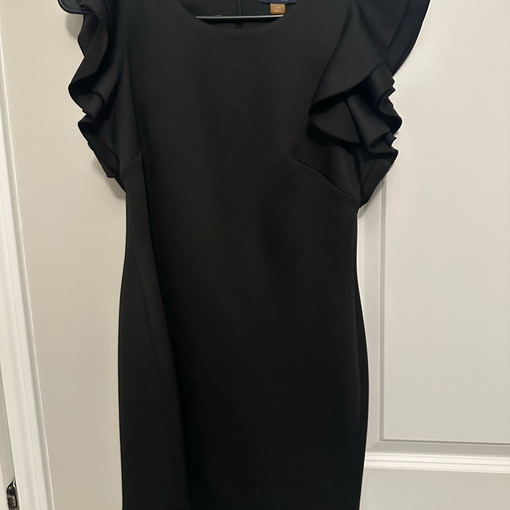 Tommy Hilfiger Black Sheath Mini Dress Sleeveless